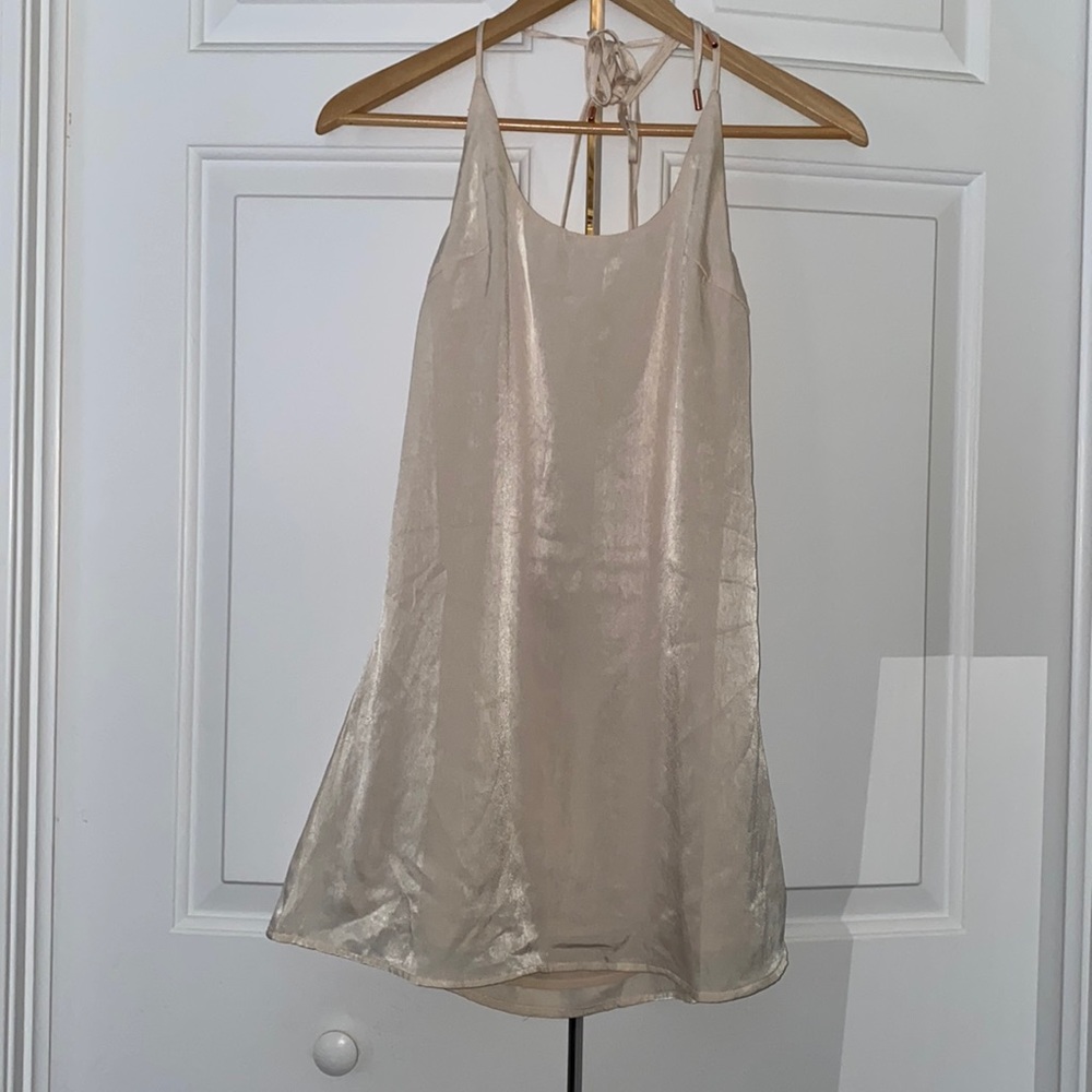 Ecru Blush Mini Dress